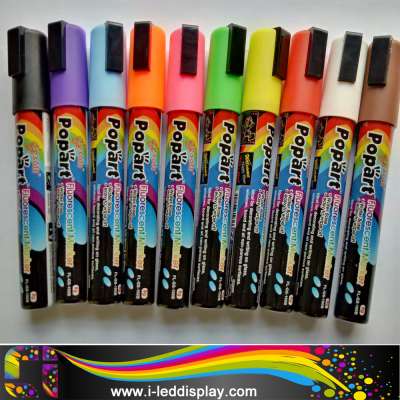 Private Labelling Liquid Chalk Marker Pens Reversible Tip