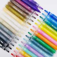 30 Colors Medium Tip Acrylic Paint Marker Pens for Kids Children