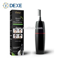 black hair shampoo brush